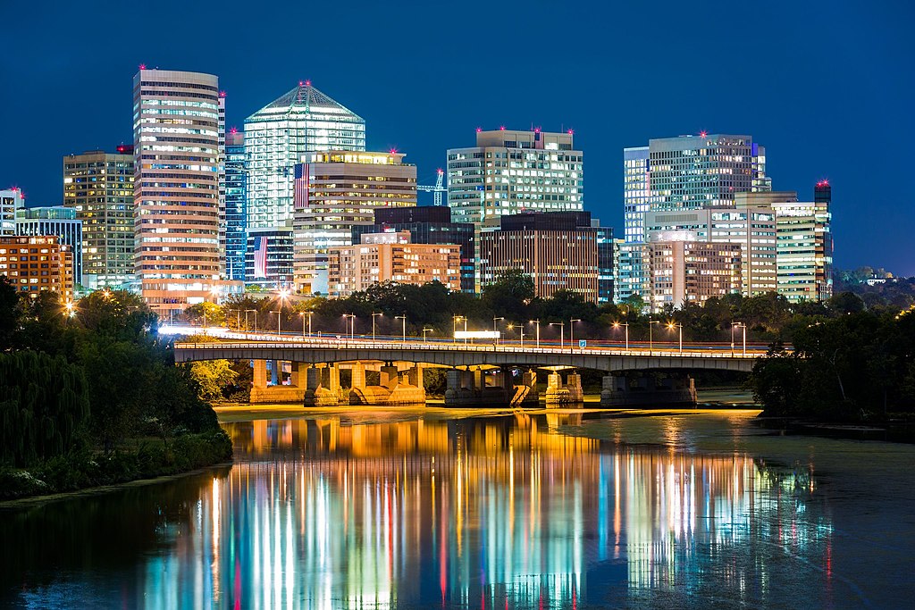 Arlington Female Strippers - City Skyline