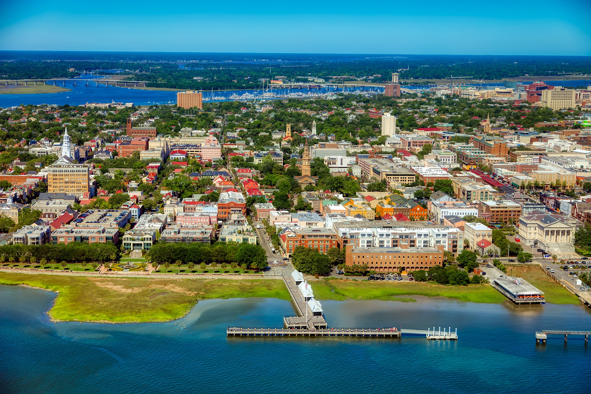Charleston Female Strippers - City Skyline