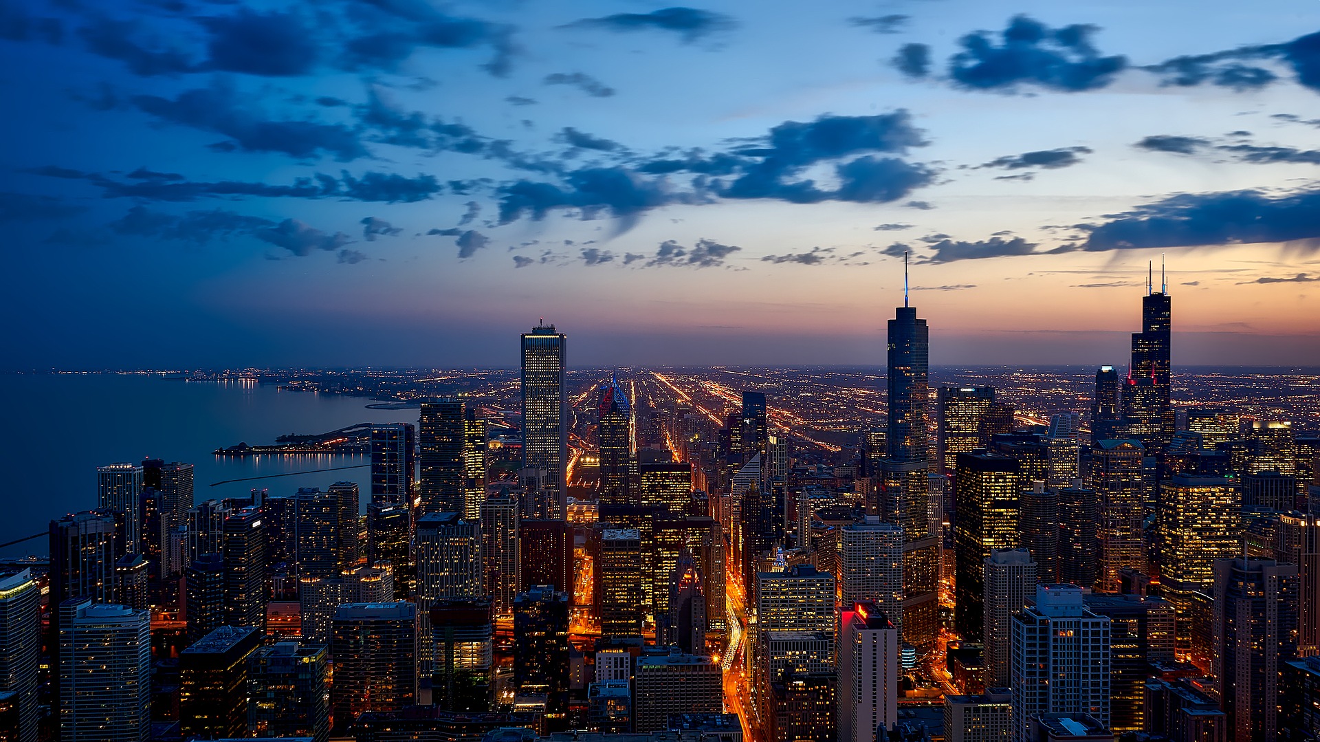 Chicago Female Strippers - City Skyline