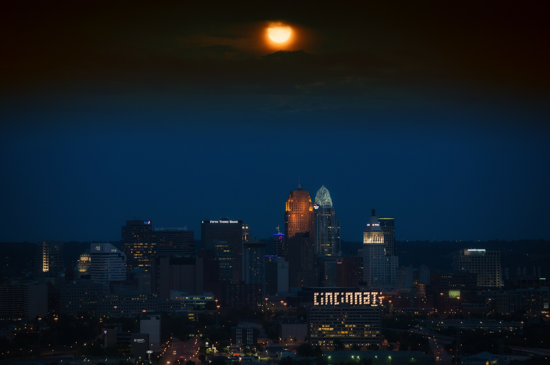 Cincinnati Female Strippers - City Skyline