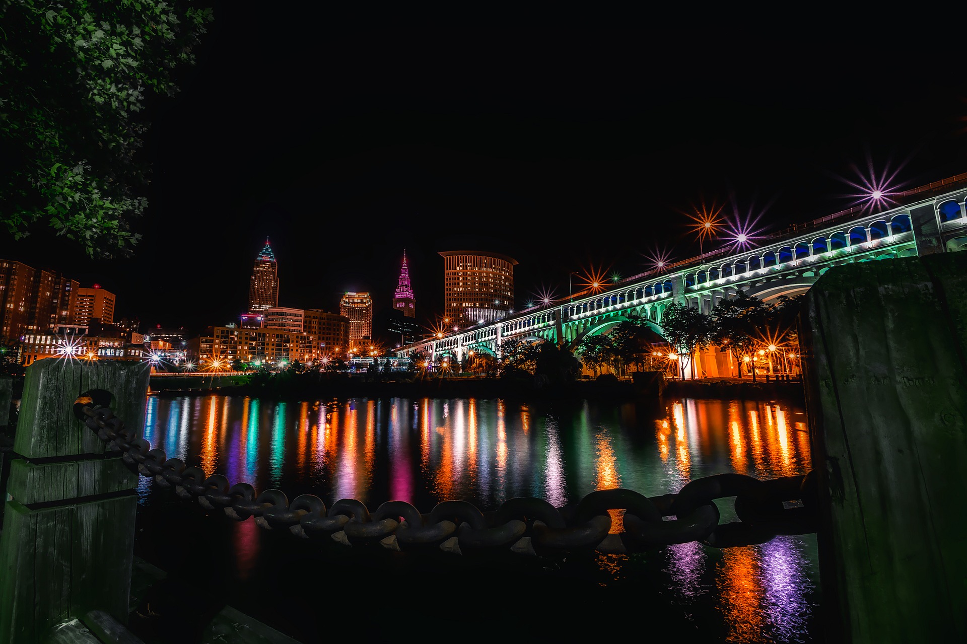 Cleveland Female Strippers - City Skyline