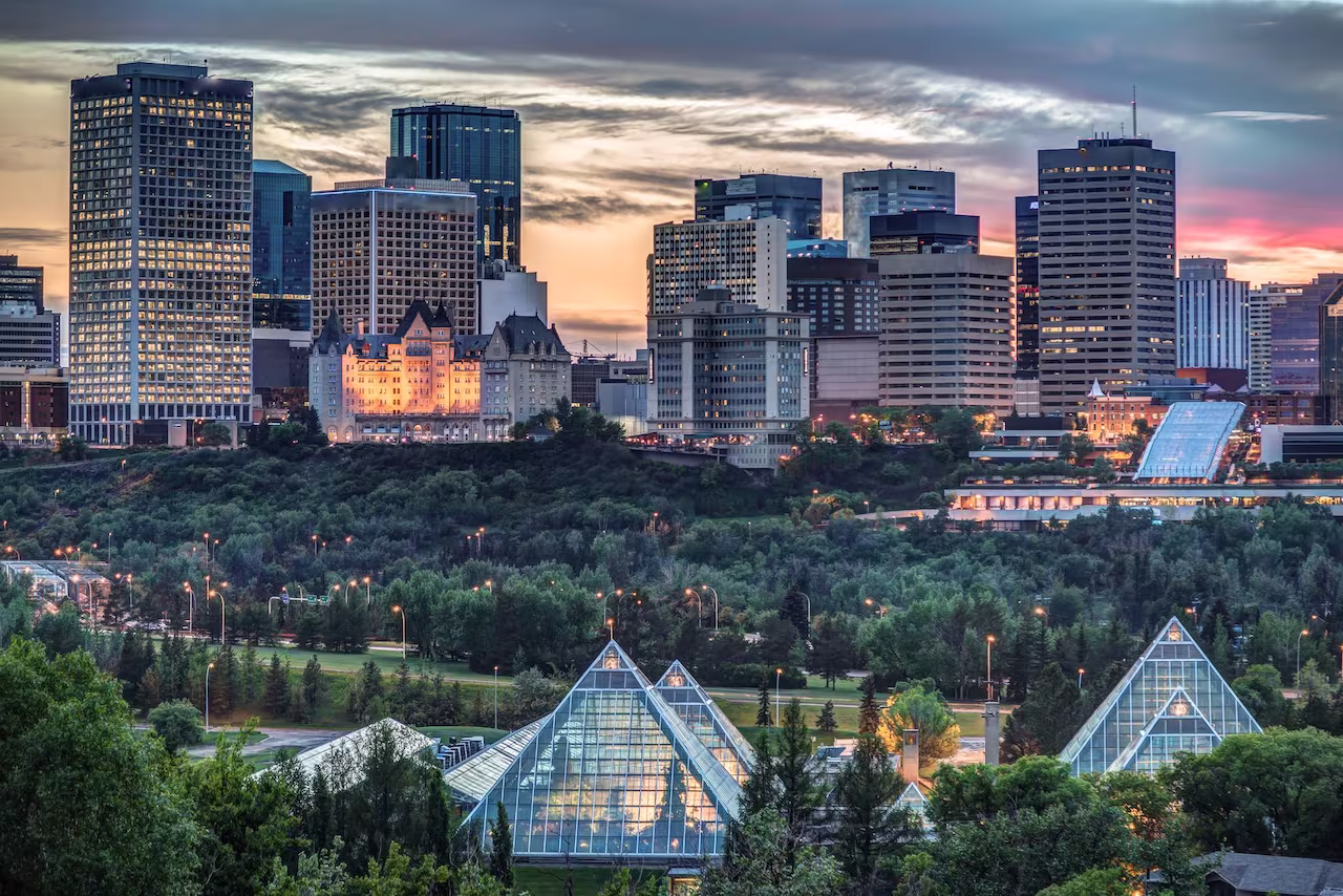 Edmonton Female Strippers - City Skyline