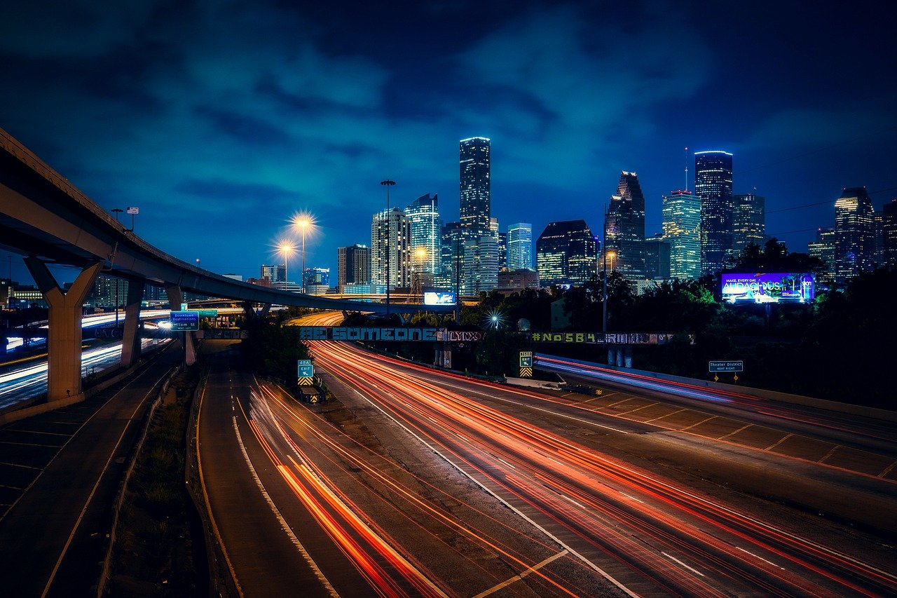 Houston Female Strippers - City Skyline