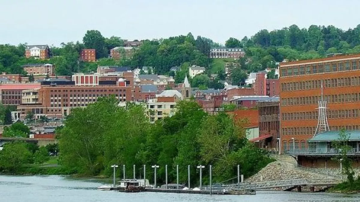 Morgantown Female Strippers - City Skyline