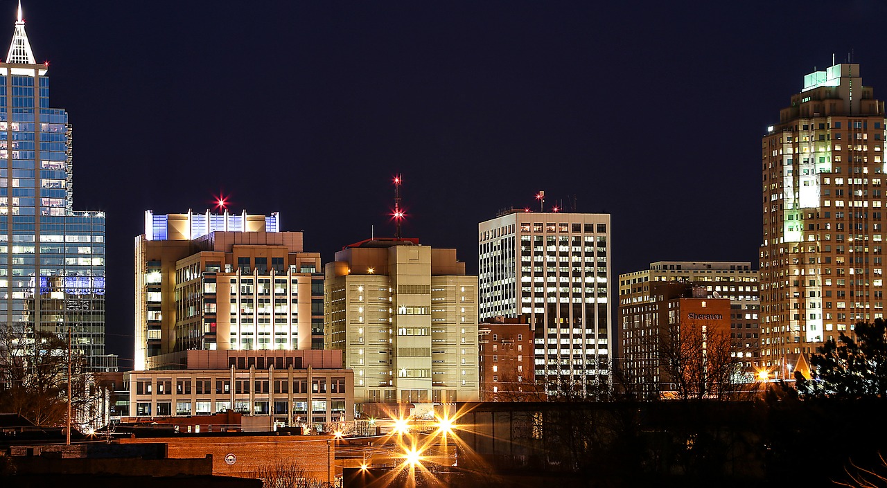 Raleigh Female Strippers - City Skyline