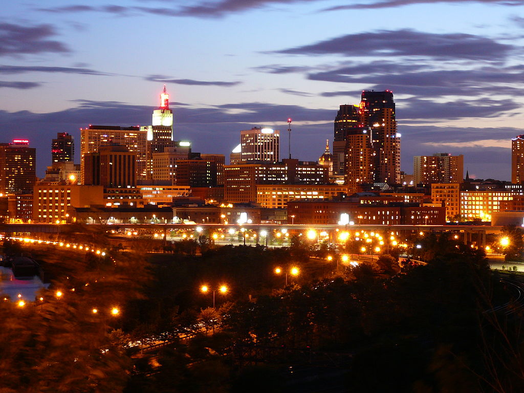 St Paul Female Strippers - City Skyline
