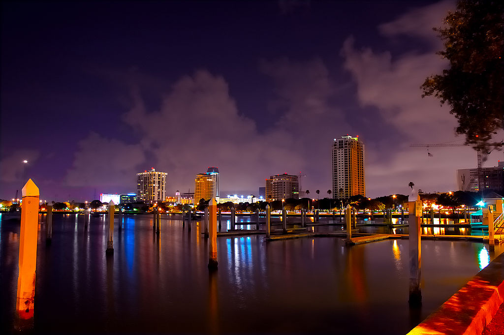 St Petersburg Female Strippers - City Skyline