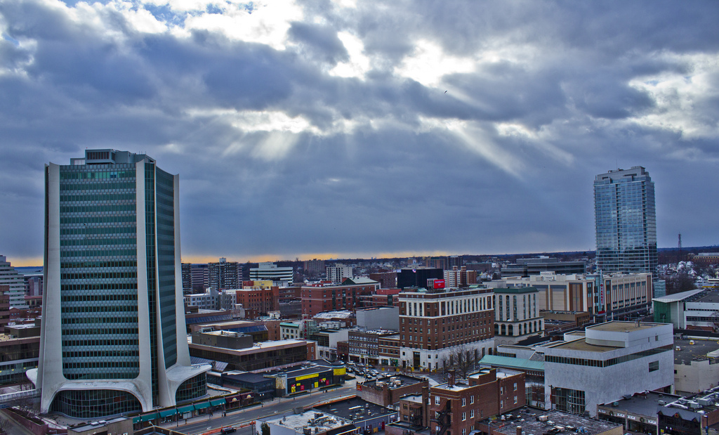 Stamford Female Strippers - City Skyline