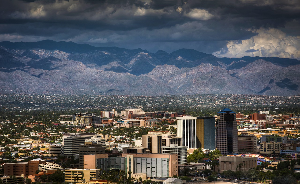Tucson Female Strippers - City Skyline